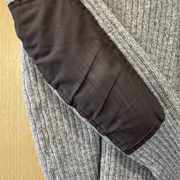 Cabela's Chunky Thick Rib Pure New Wool Crewneck Hunting Sweater with Patches LG - Picture 3 of 12